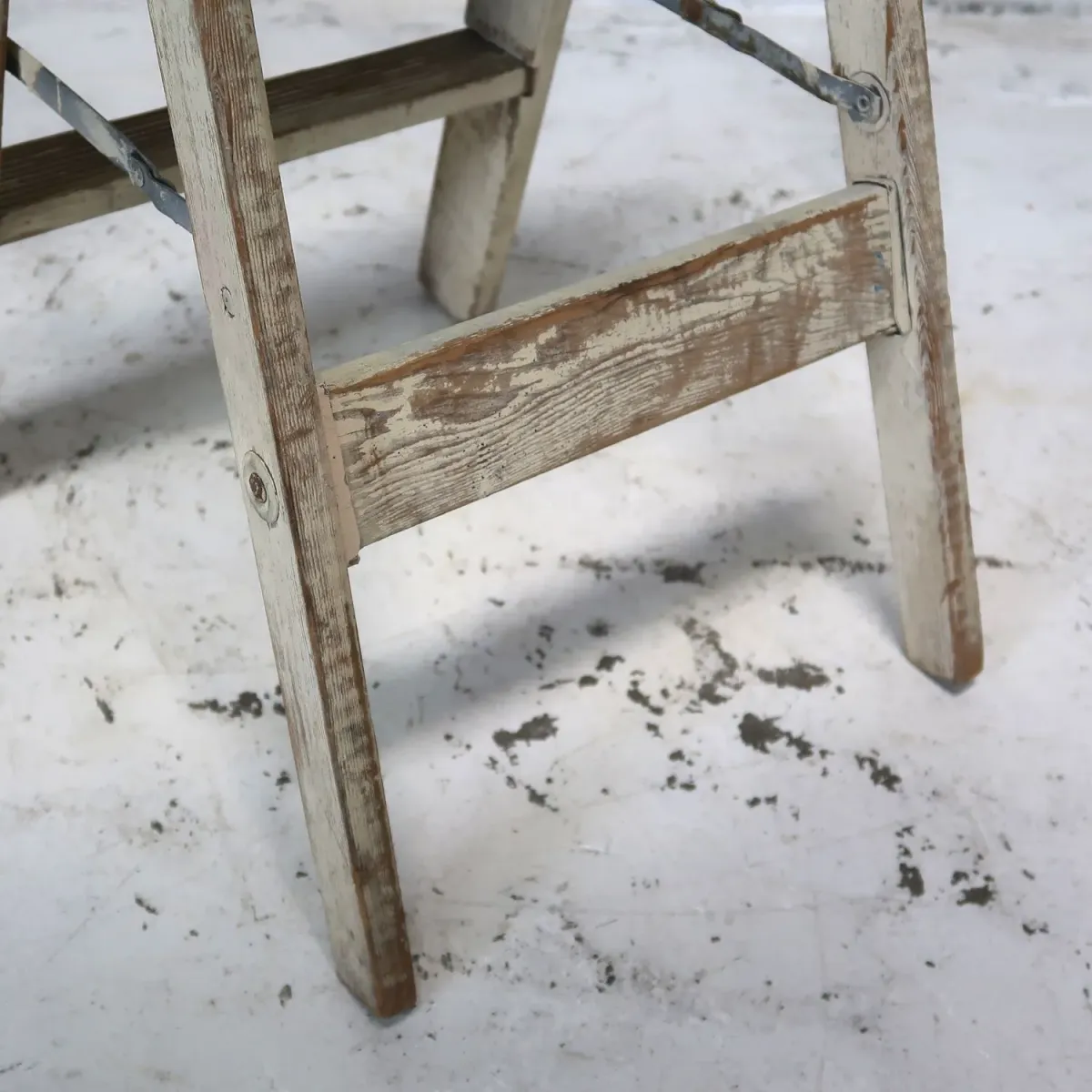 ビンテージ ウッドステップラダー