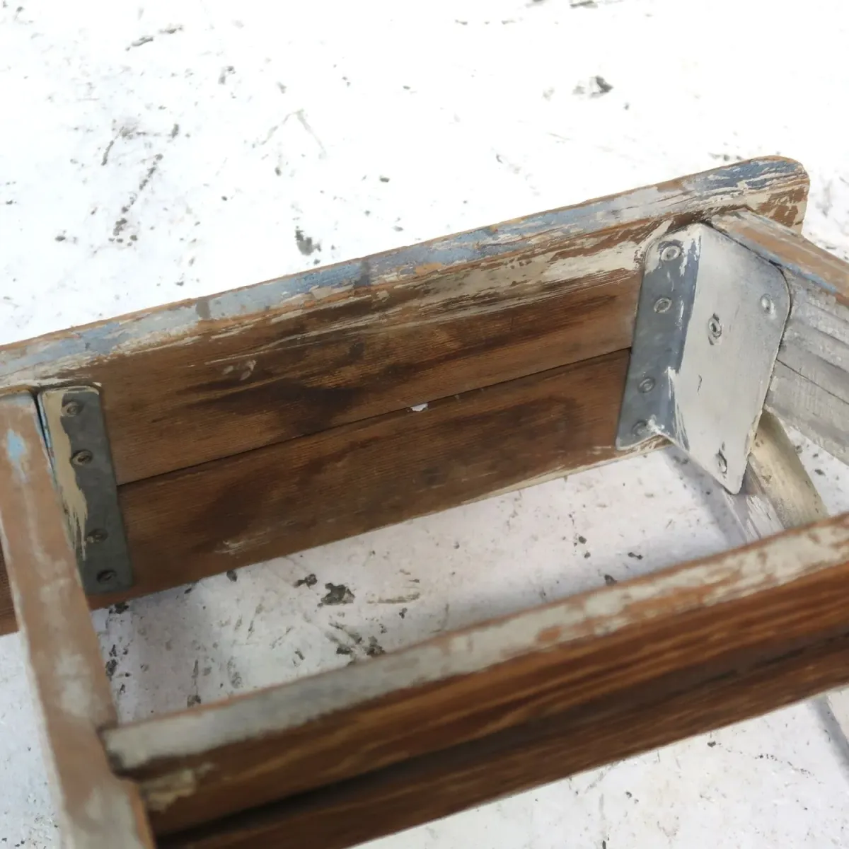 ビンテージ ウッドステップラダー