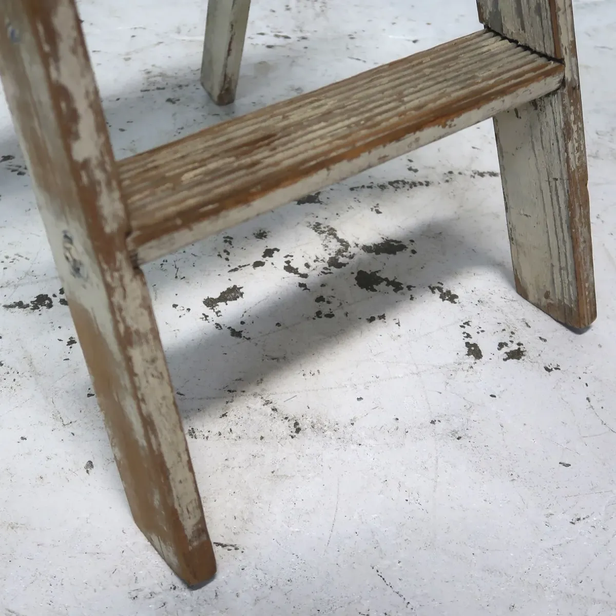 ビンテージ ウッドステップラダー