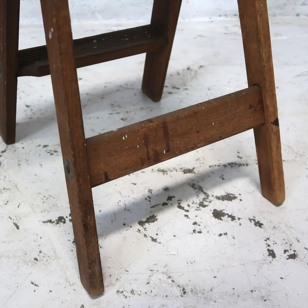 ビンテージ ウッドステップラダー