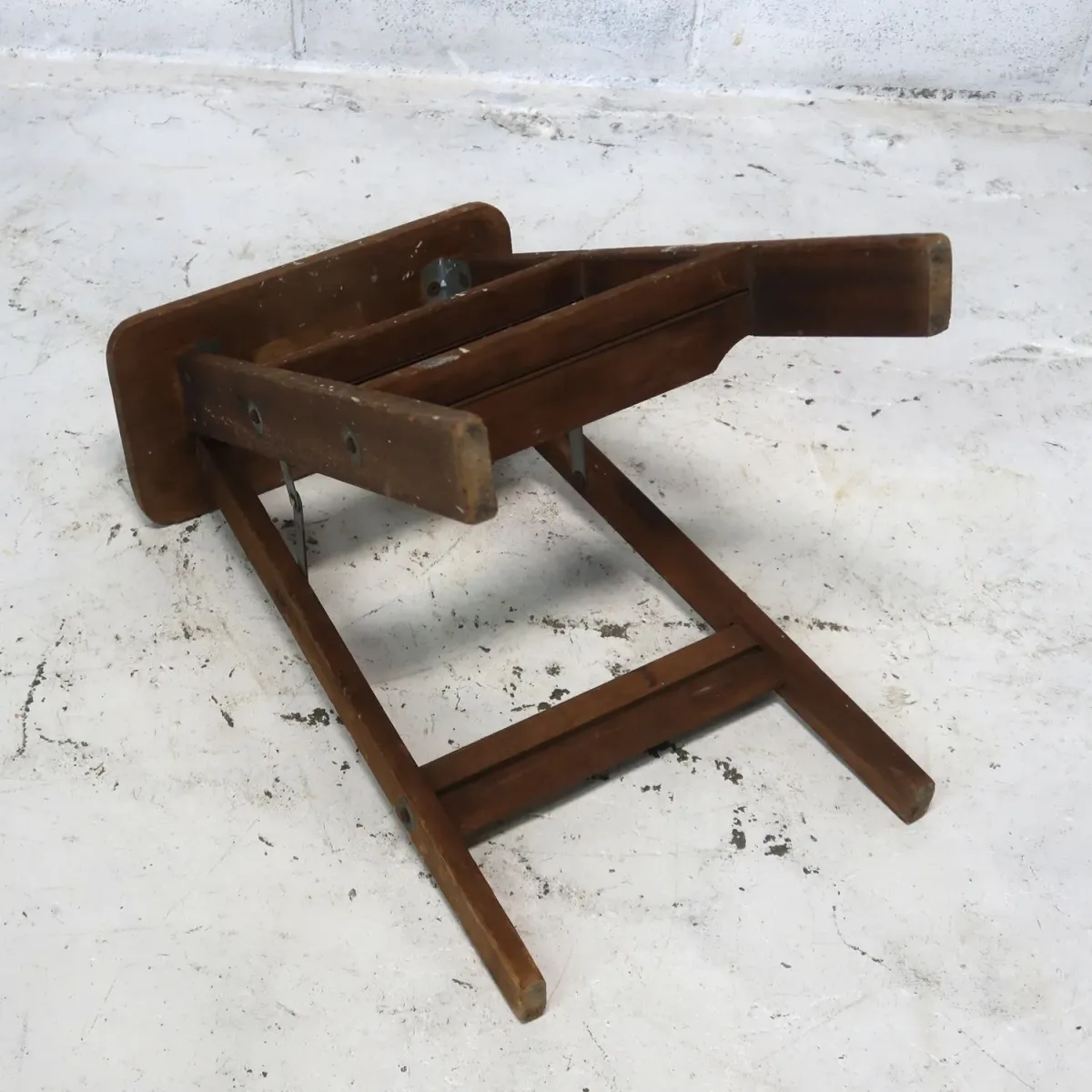 ビンテージ ウッドステップラダー