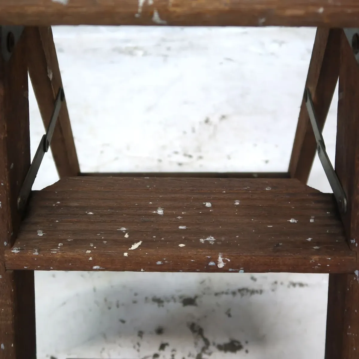 ビンテージ ウッドステップラダー