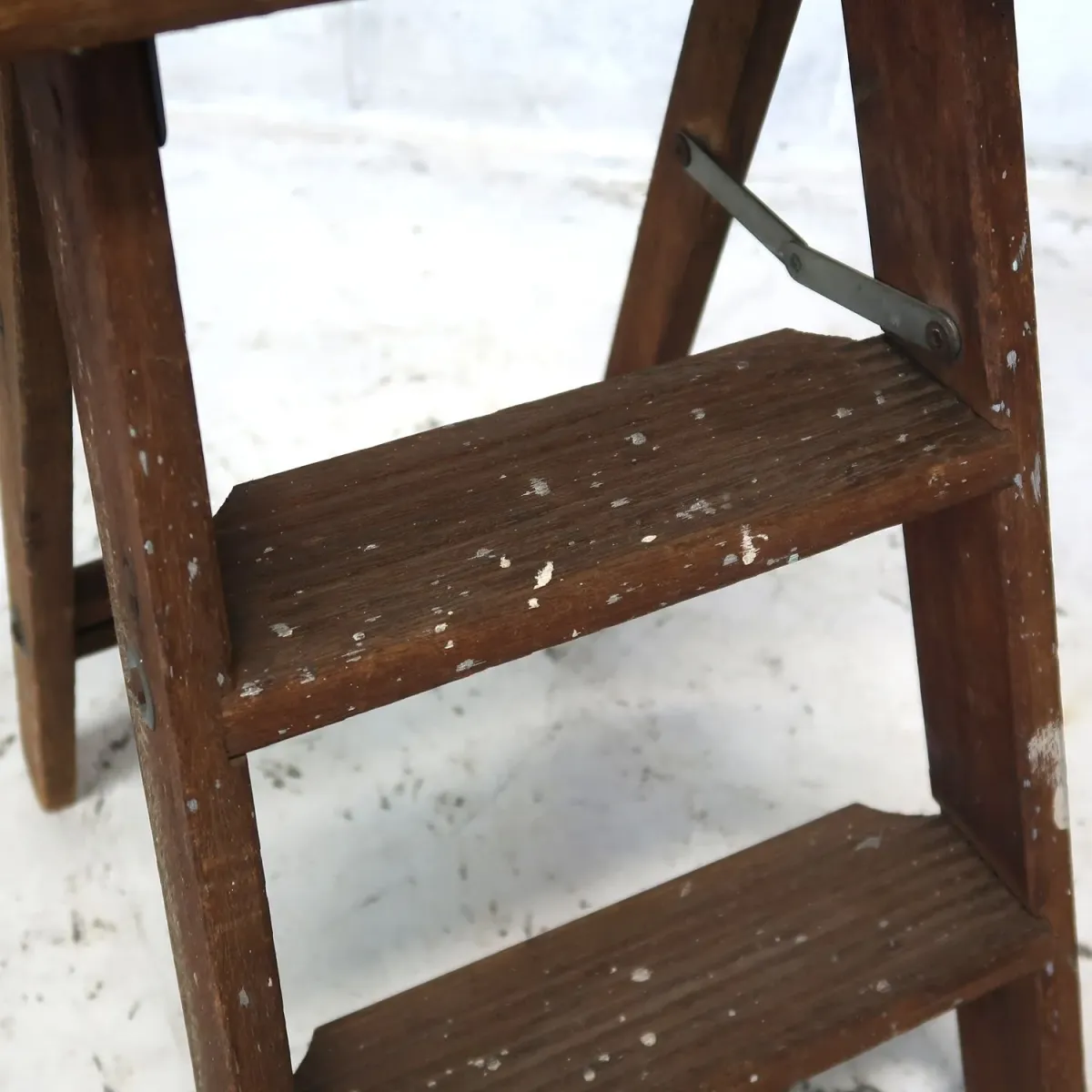 ビンテージ ウッドステップラダー