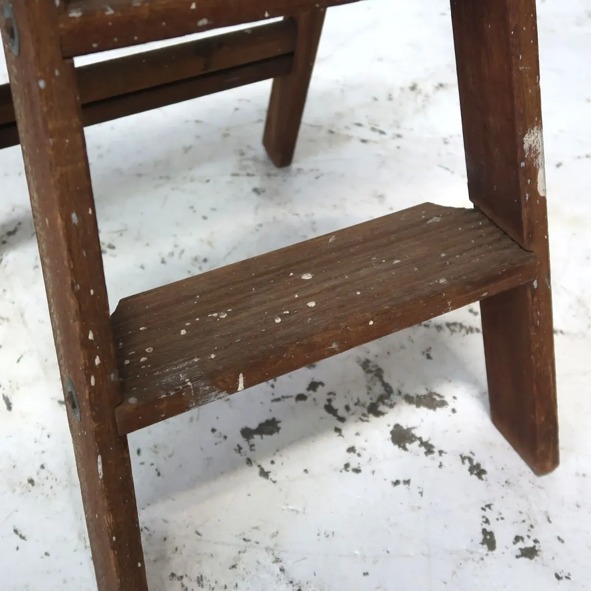 ビンテージ ウッドステップラダー