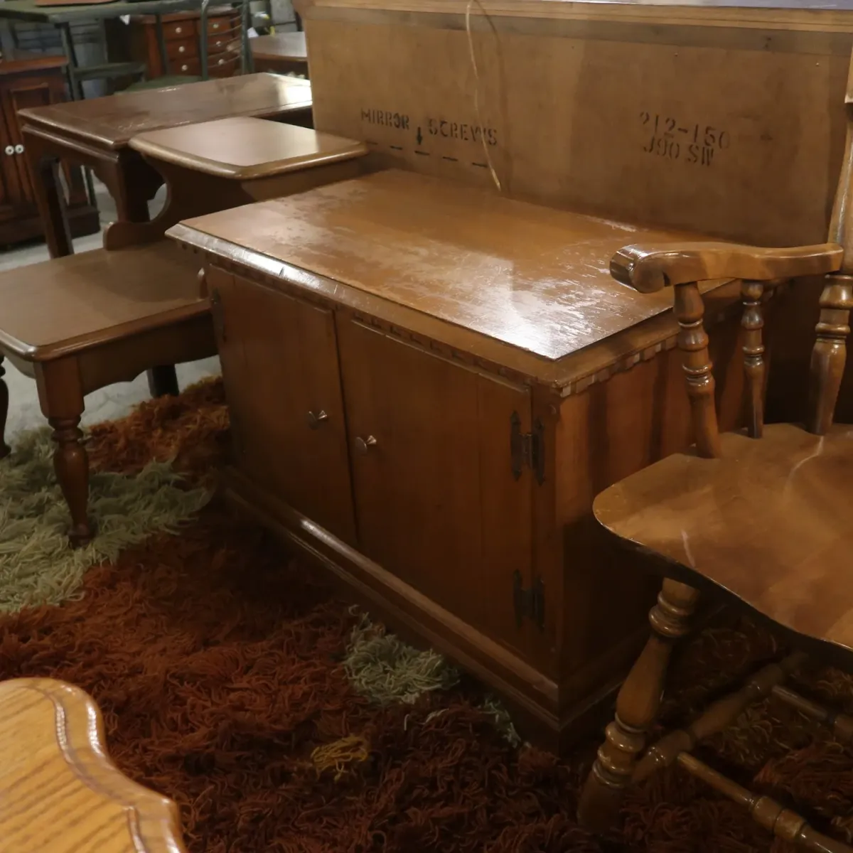 ビンテージ ウッドキャビネット