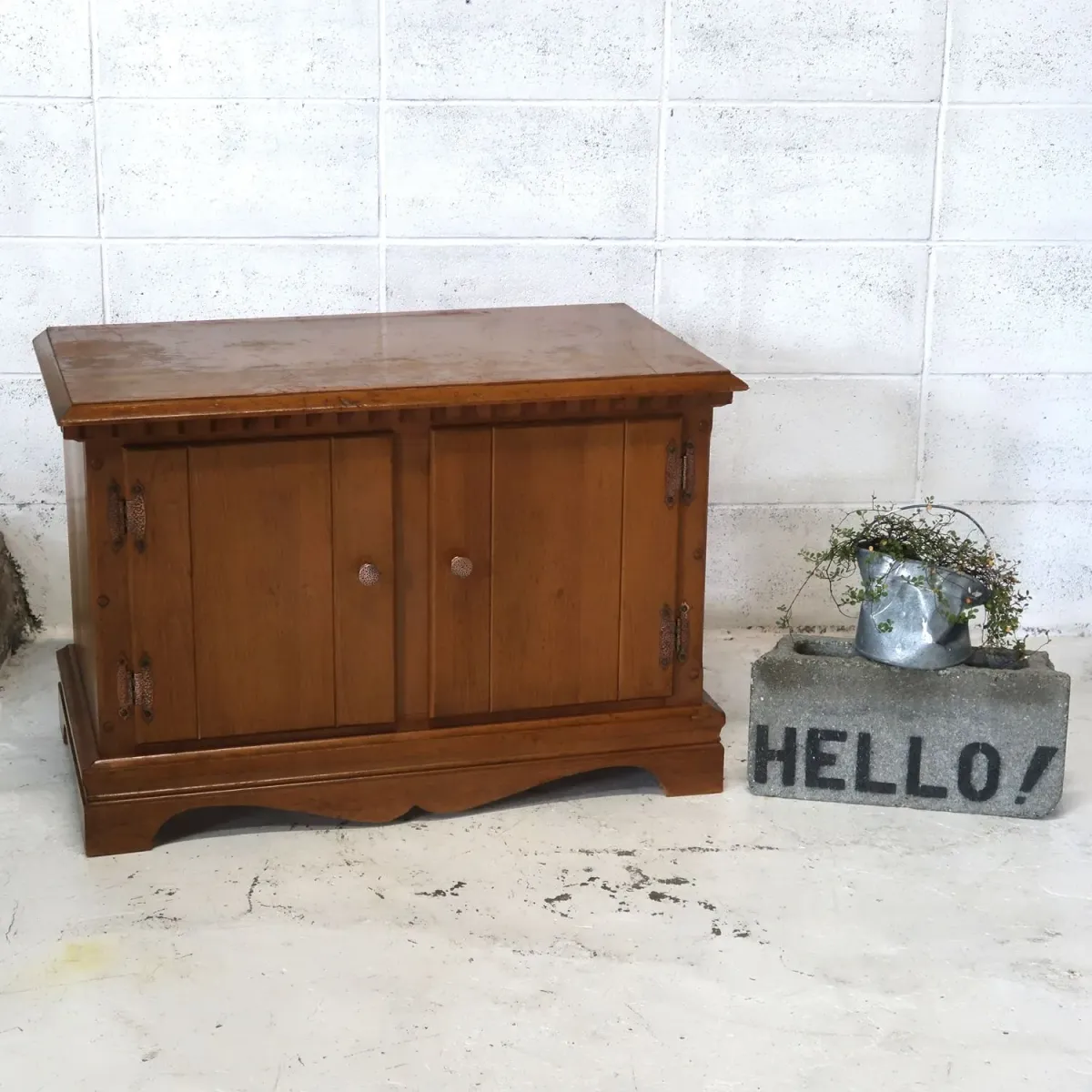 ビンテージ ウッドキャビネット