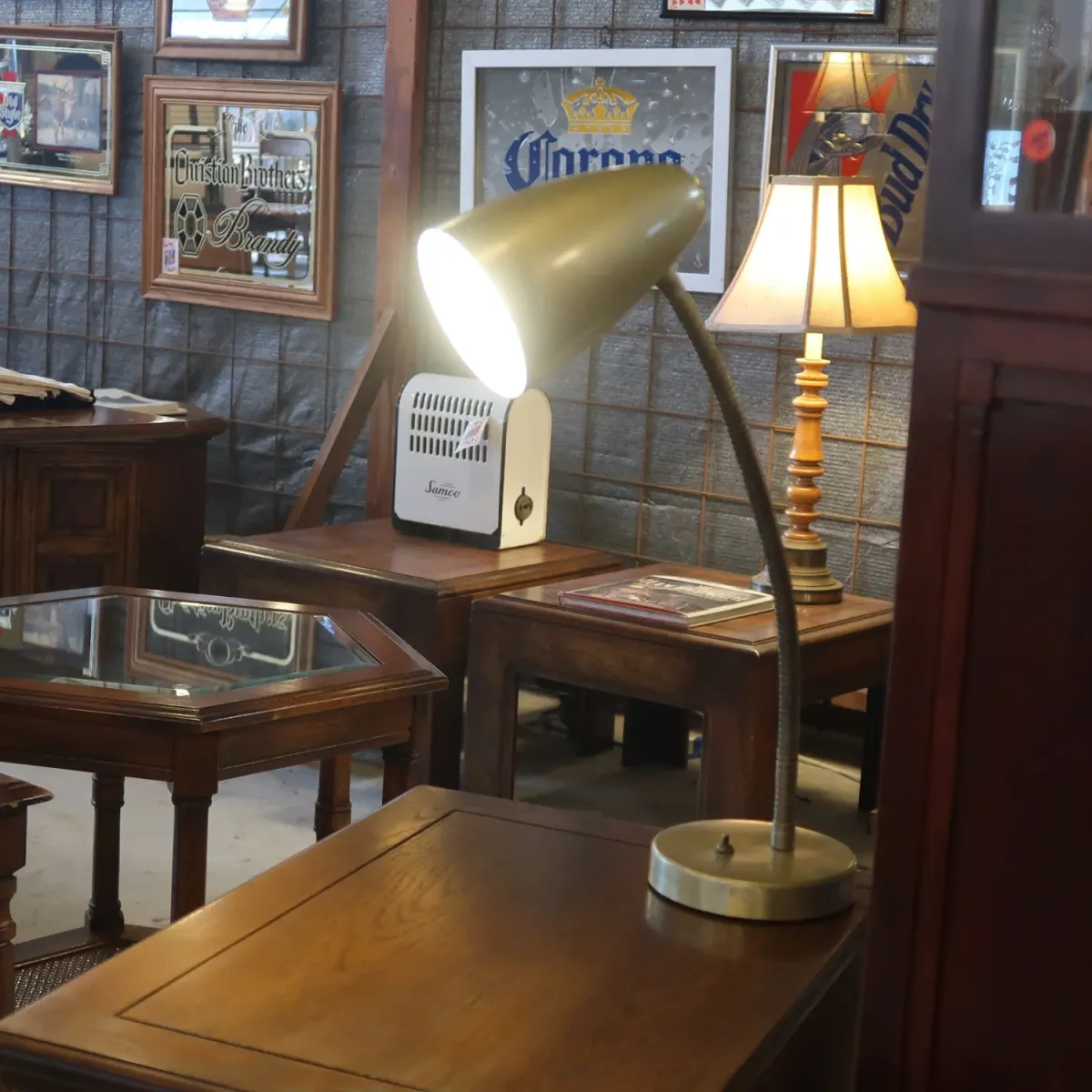 ビンテージ デスクランプ グースネック