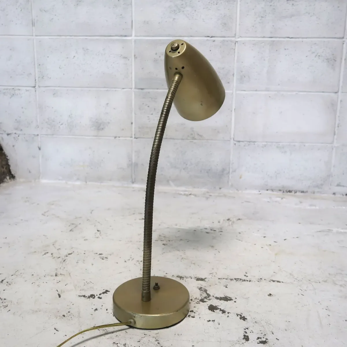 ビンテージ デスクランプ グースネック