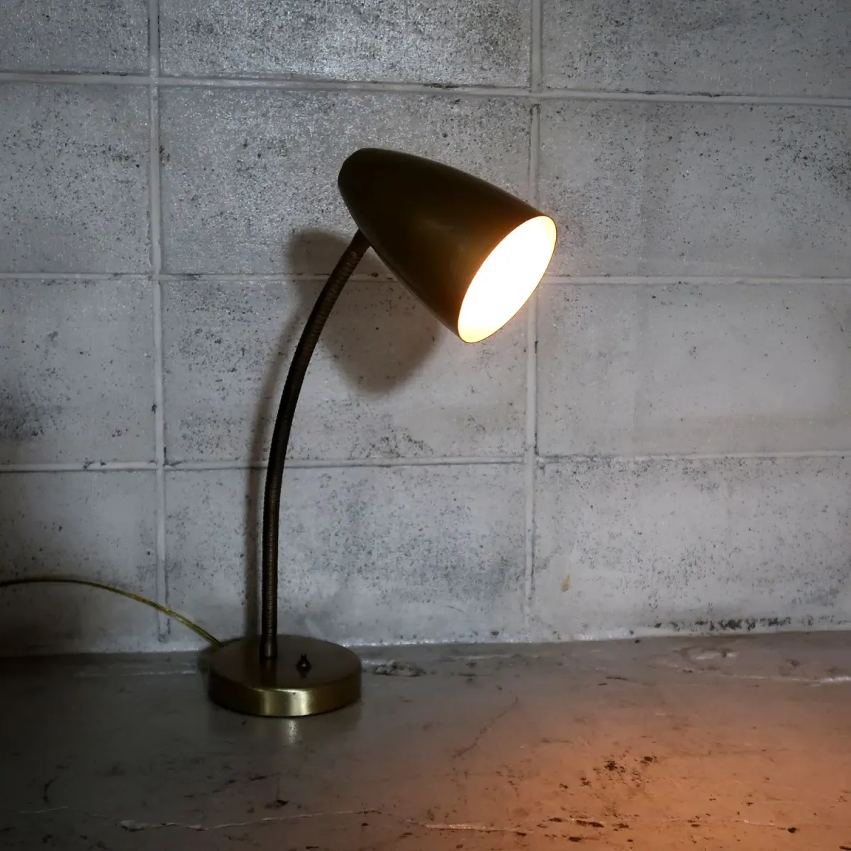 ビンテージ デスクランプ グースネック