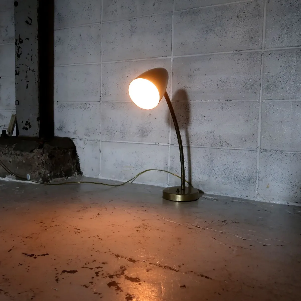 ビンテージ デスクランプ グースネック