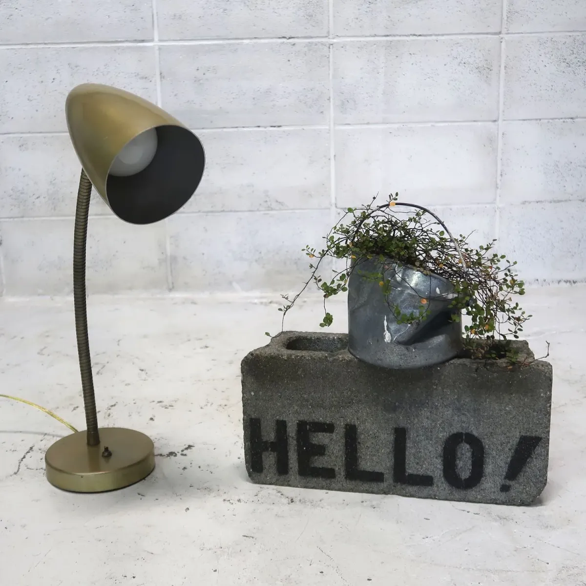 ビンテージ デスクランプ グースネック