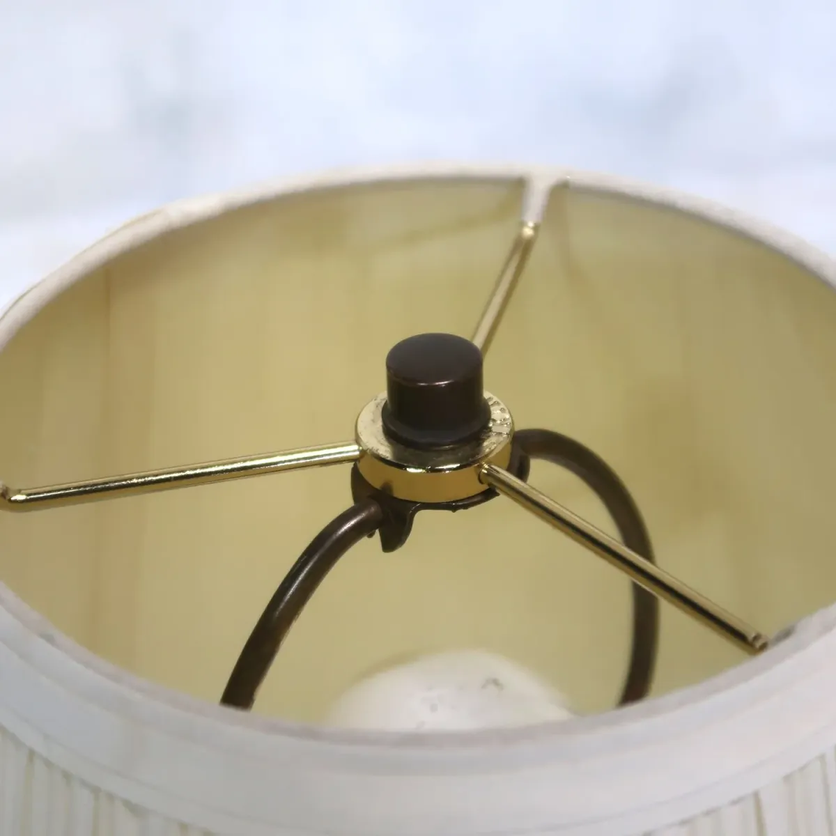 アンティーク ミルクガラス ホブネイルランプ