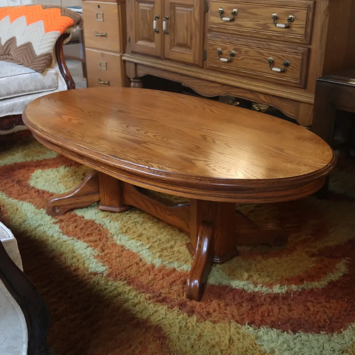 アンティーク コーヒーテーブル オーク