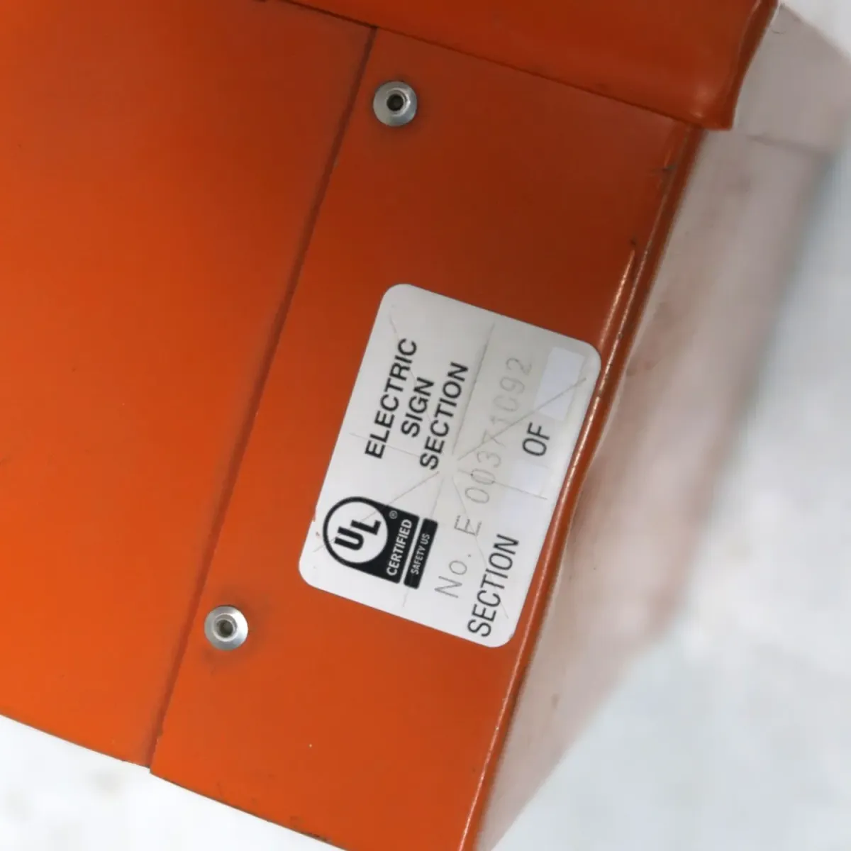 ビンテージ レターサイン R