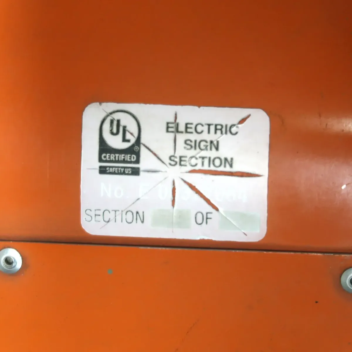 ビンテージ レターサイン C