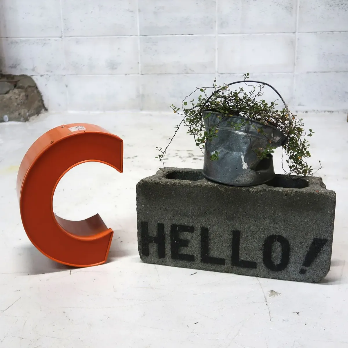 ビンテージ レターサイン C