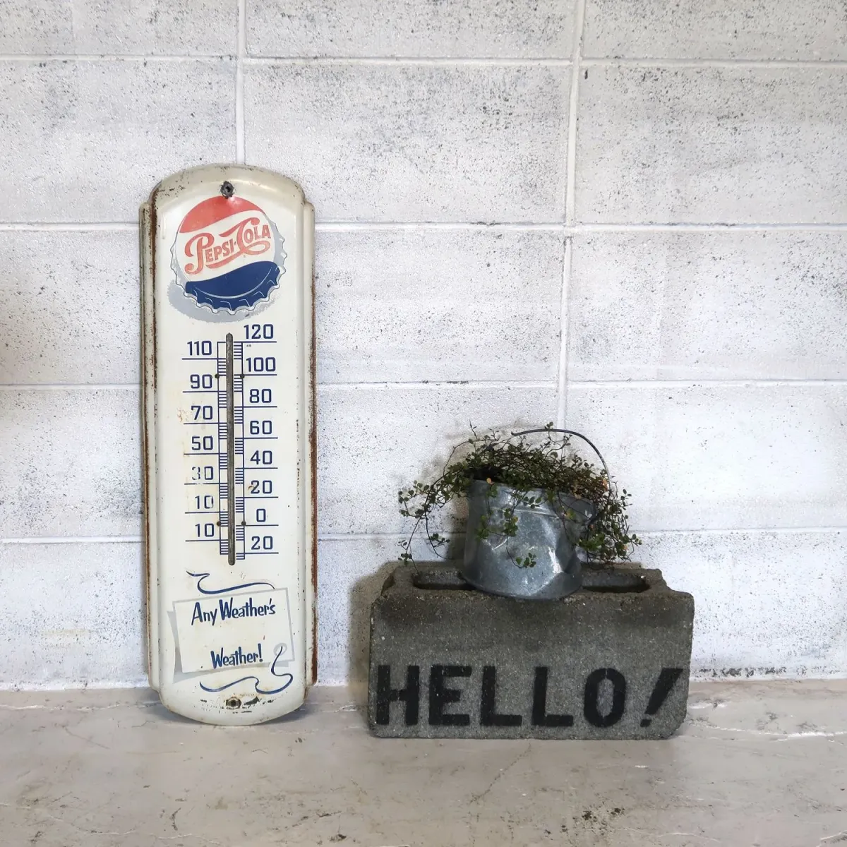 50's ペプシコーラ ビンテージ メタル看板