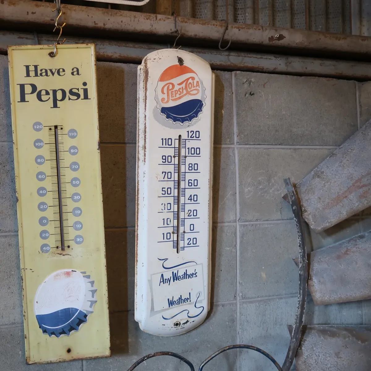 50's ペプシコーラ ビンテージ メタル看板