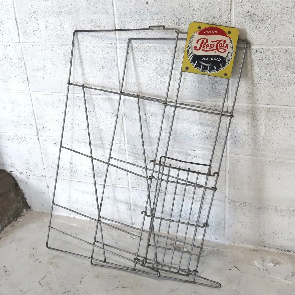 50's ペプシコーラ ビンテージ ワイヤーラック