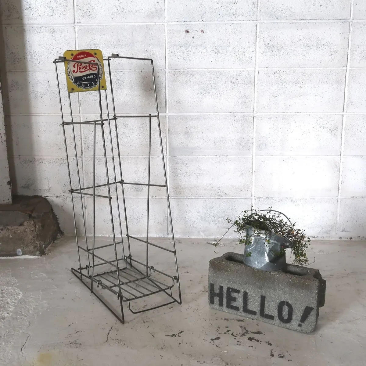 50's ペプシコーラ ビンテージ ワイヤーラック