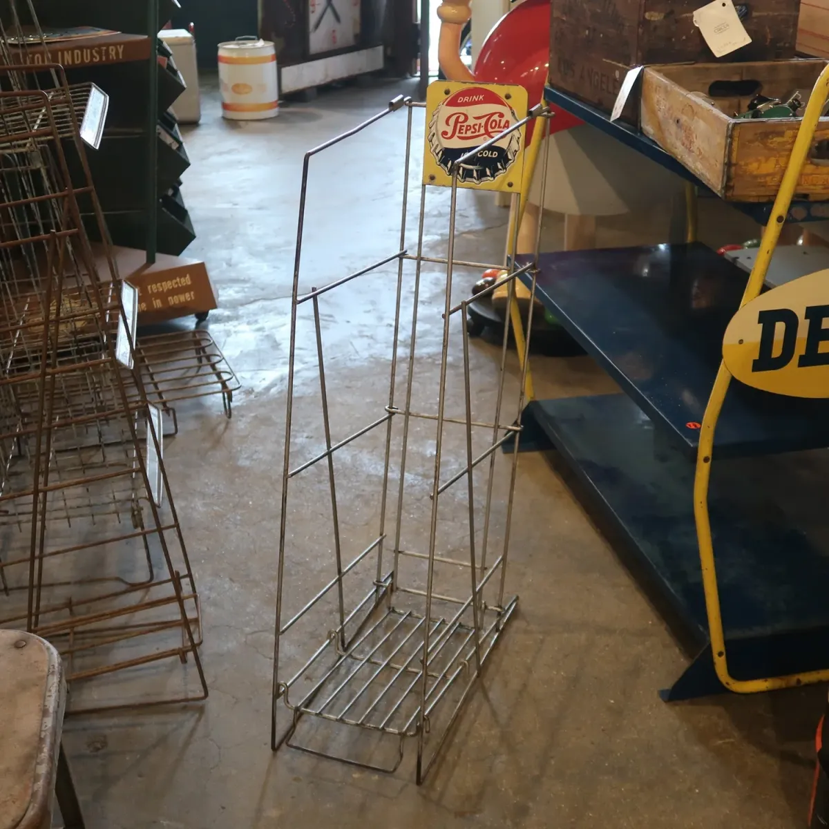 50's ペプシコーラ ビンテージ ワイヤーラック