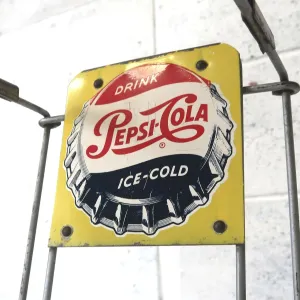 50's ペプシコーラ ビンテージ ワイヤーラック