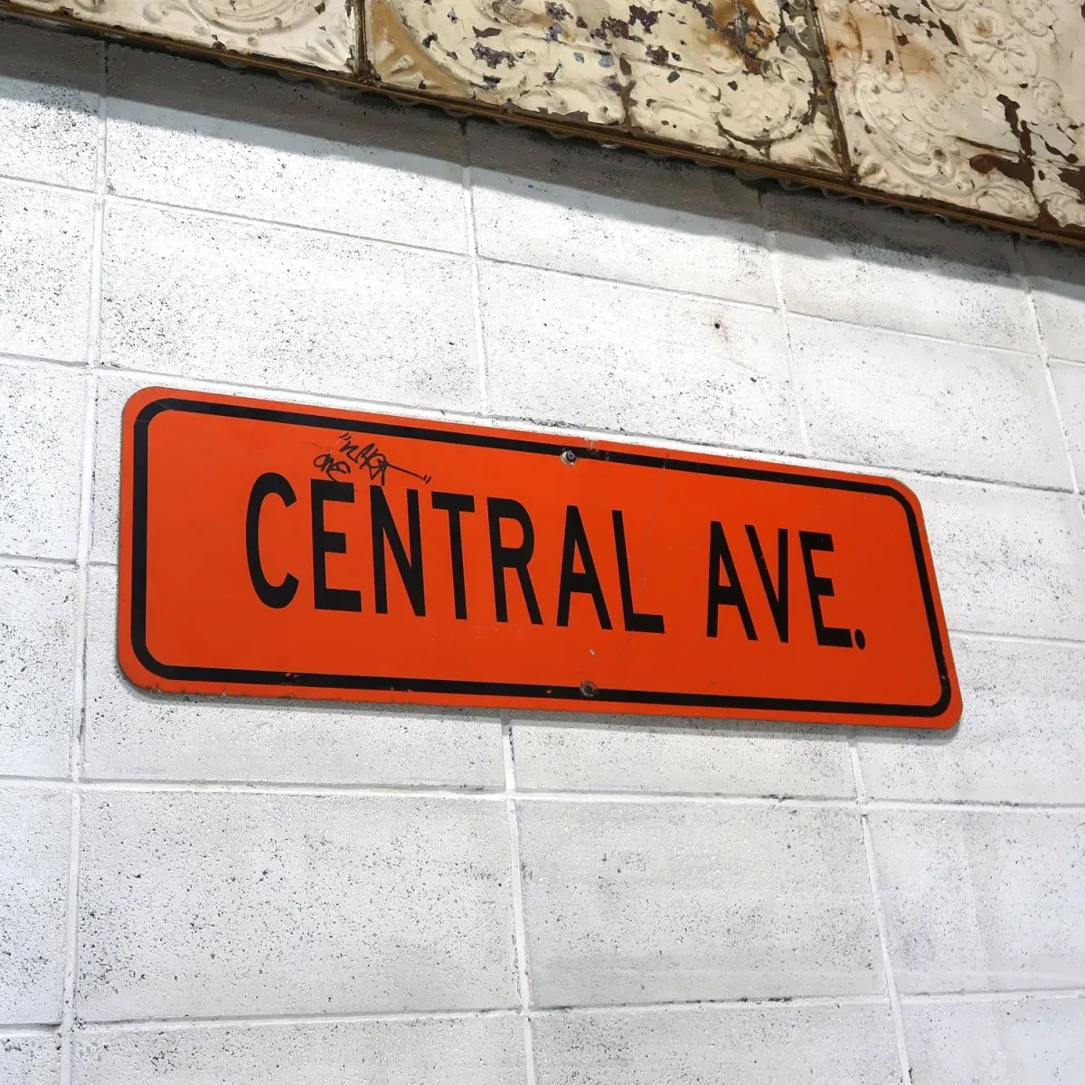 CENTRAL AVE. ストリートサイン
