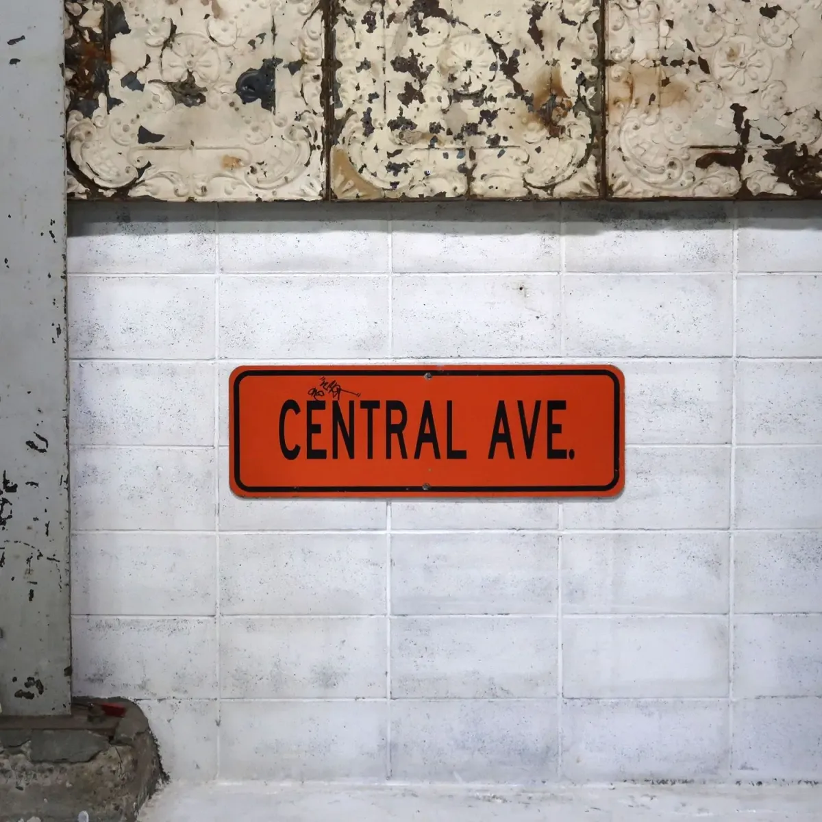 CENTRAL AVE. ストリートサイン