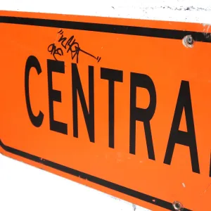 CENTRAL AVE. ストリートサイン