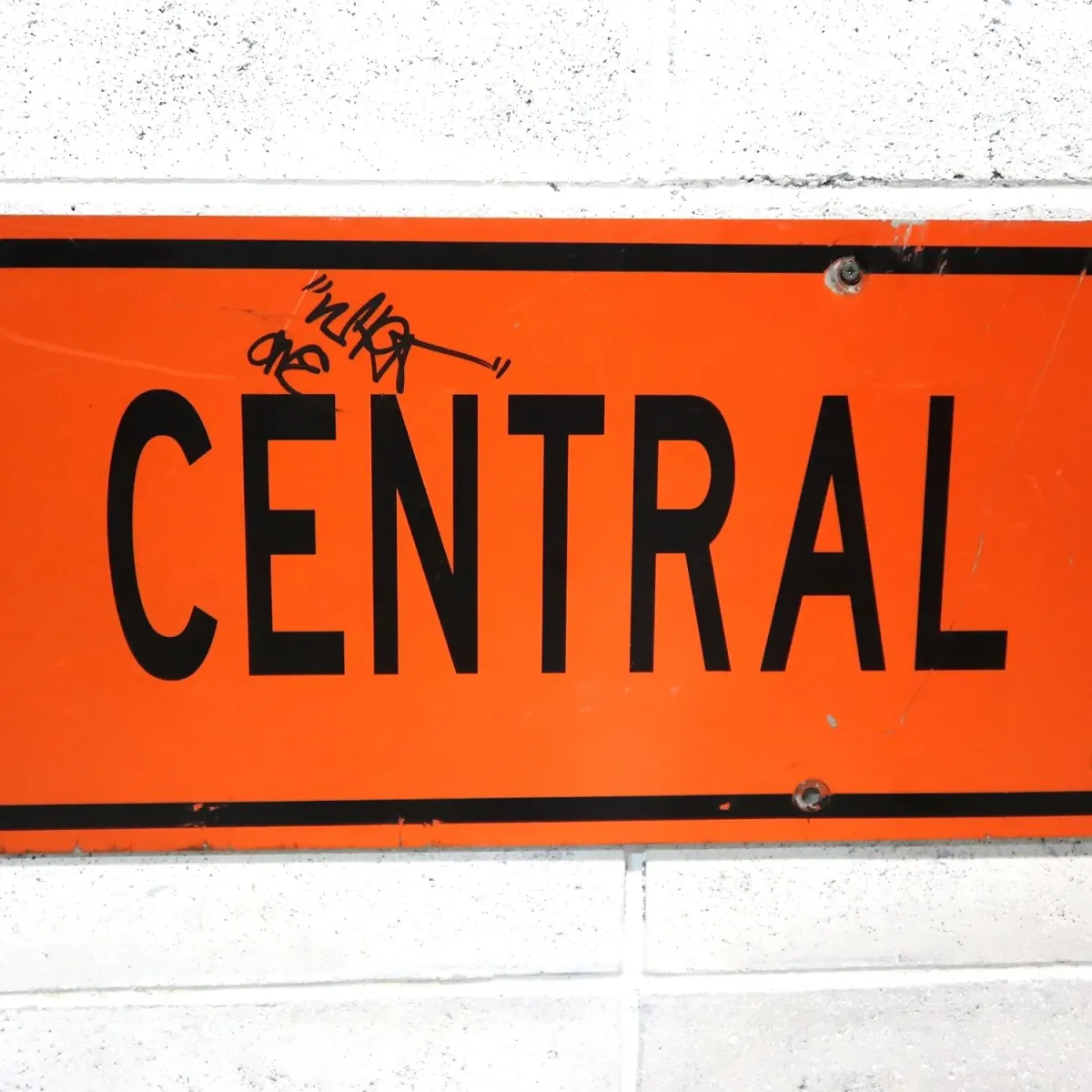 CENTRAL AVE. ストリートサイン