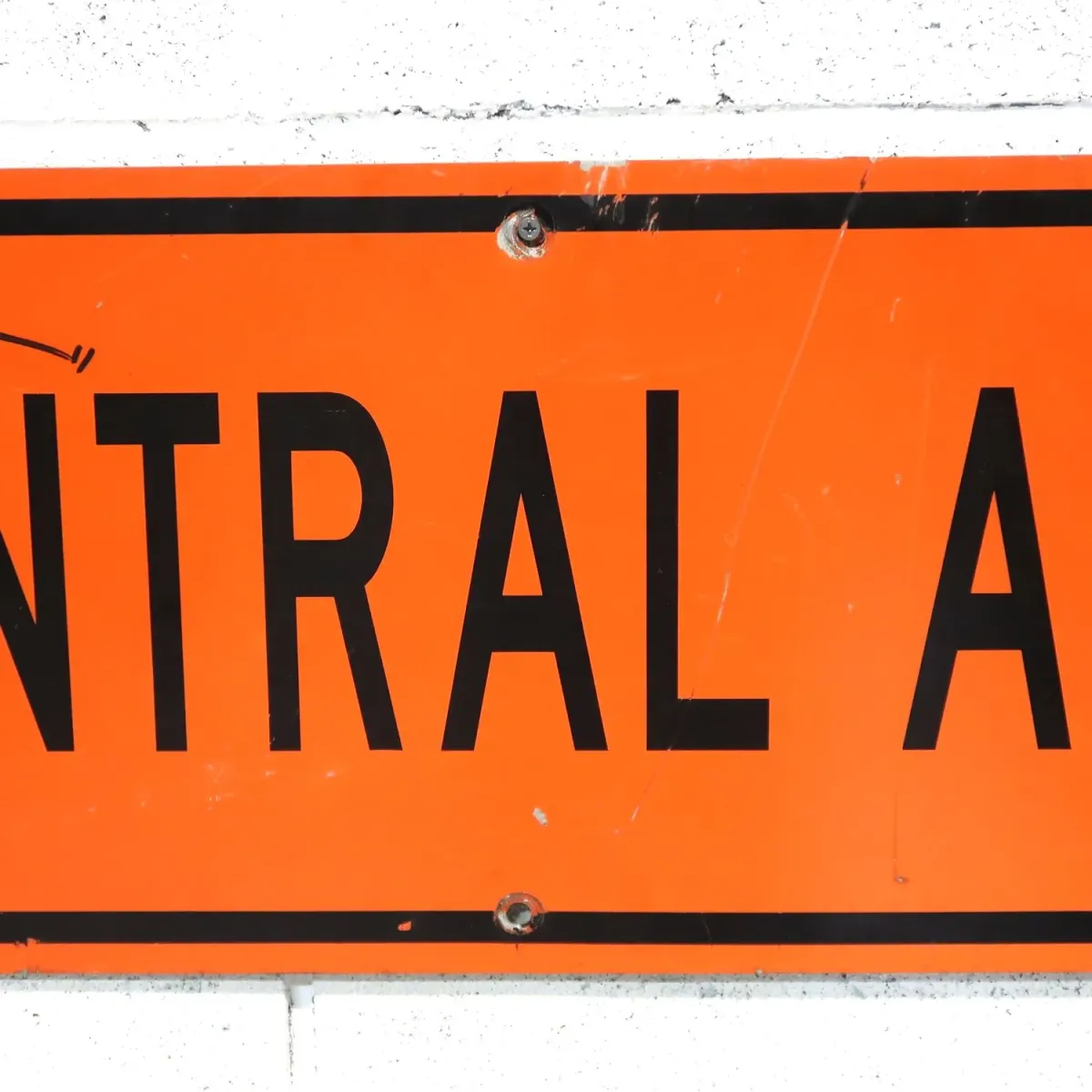 CENTRAL AVE. ストリートサイン