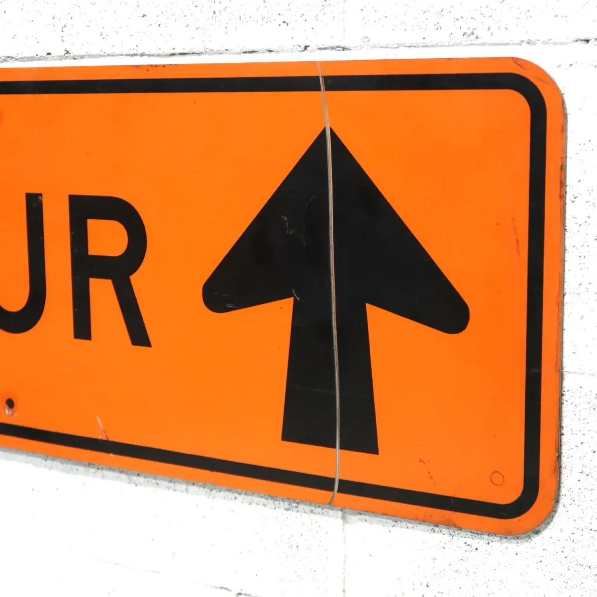 DETOUR ビンテージ ロードサイン