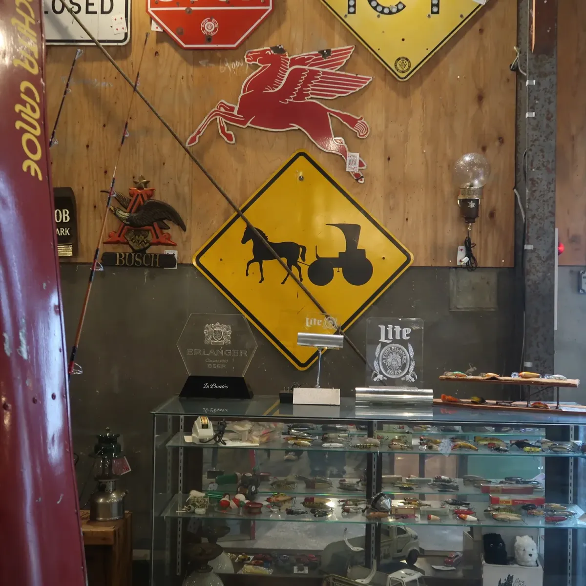 CAUTION ビンテージ 大型ロードサイン 馬車