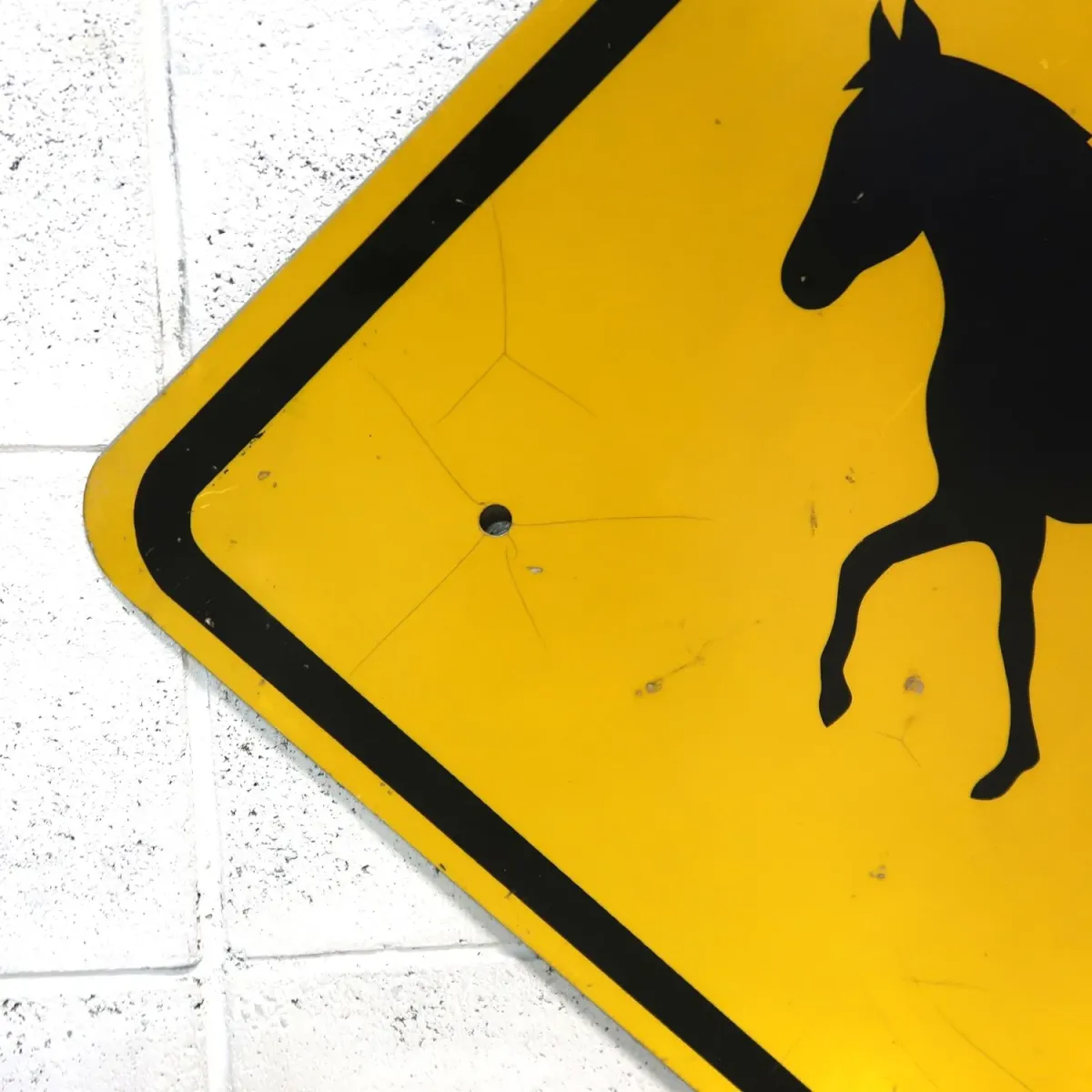 CAUTION ビンテージ 大型ロードサイン 馬車