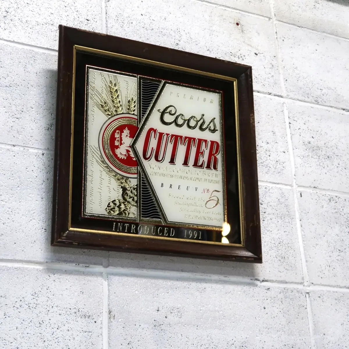 Coors CUTTER ビンテージ パブミラー