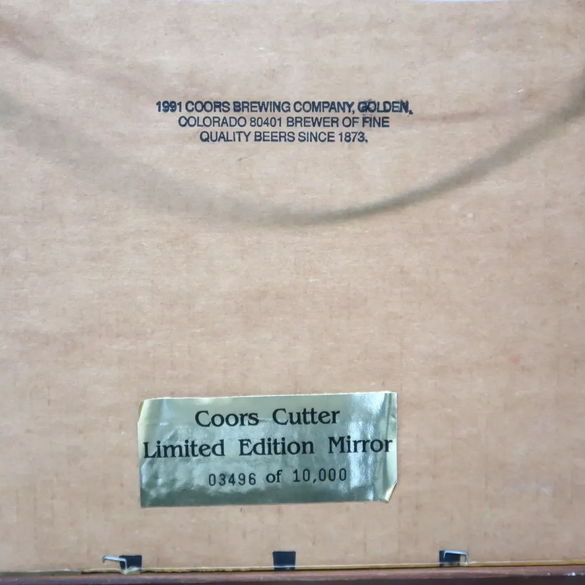 Coors CUTTER ビンテージ パブミラー