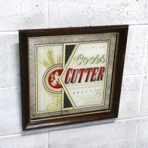 Coors CUTTER ビンテージ パブミラー