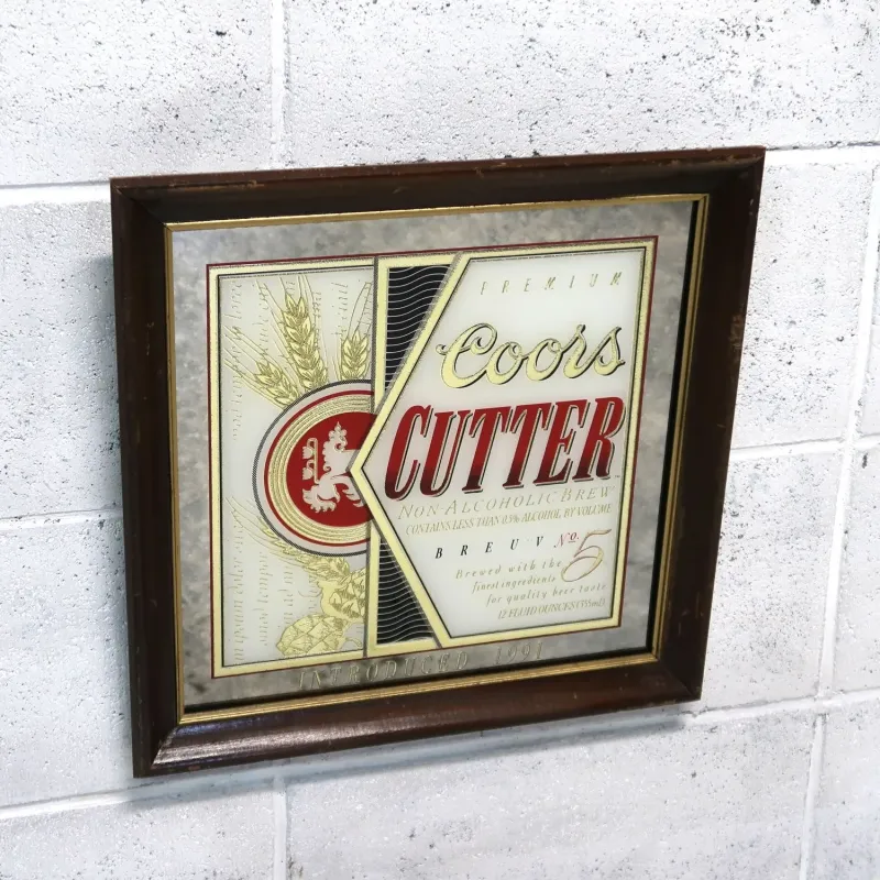 Coors CUTTER ビンテージ パブミラー