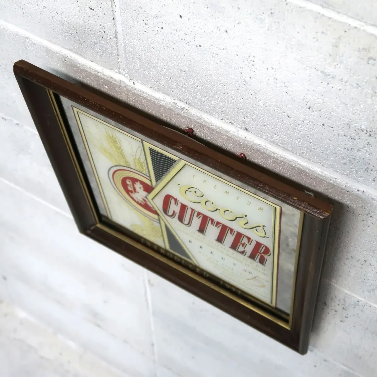 Coors CUTTER ビンテージ パブミラー