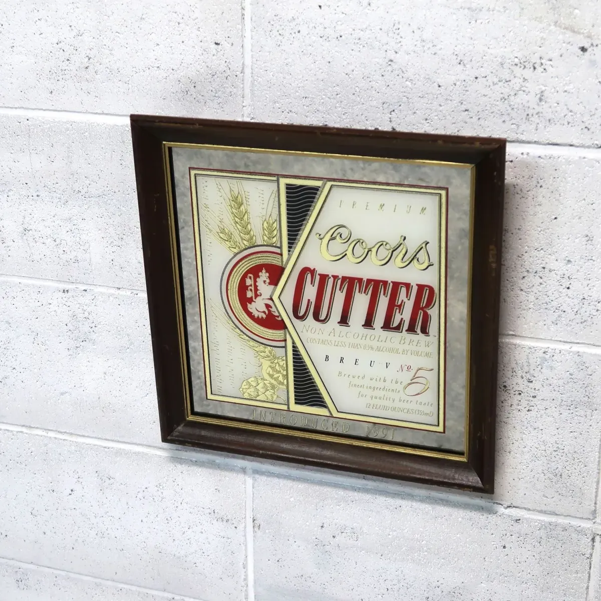 Coors CUTTER ビンテージ パブミラー