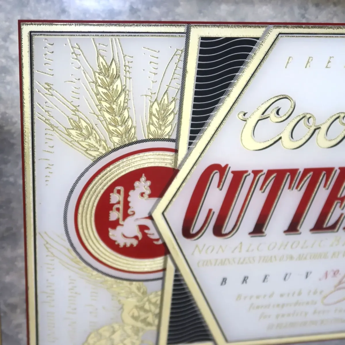 Coors CUTTER ビンテージ パブミラー