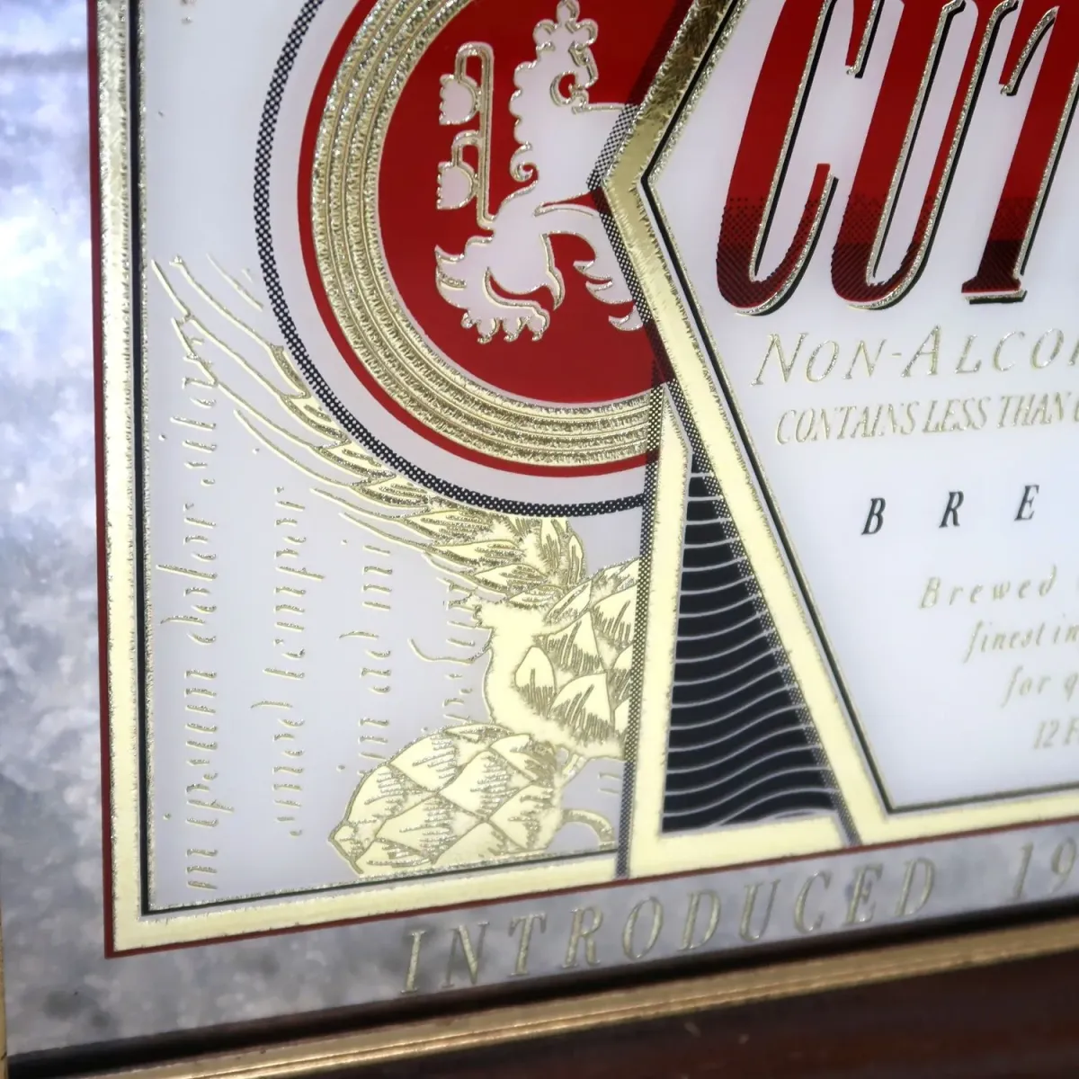 Coors CUTTER ビンテージ パブミラー