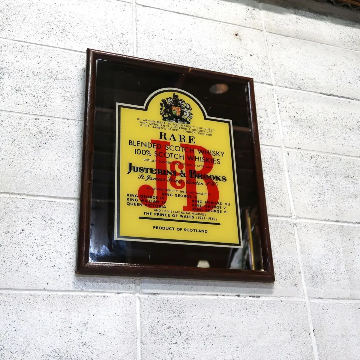 J&B ビンテージ パブミラー