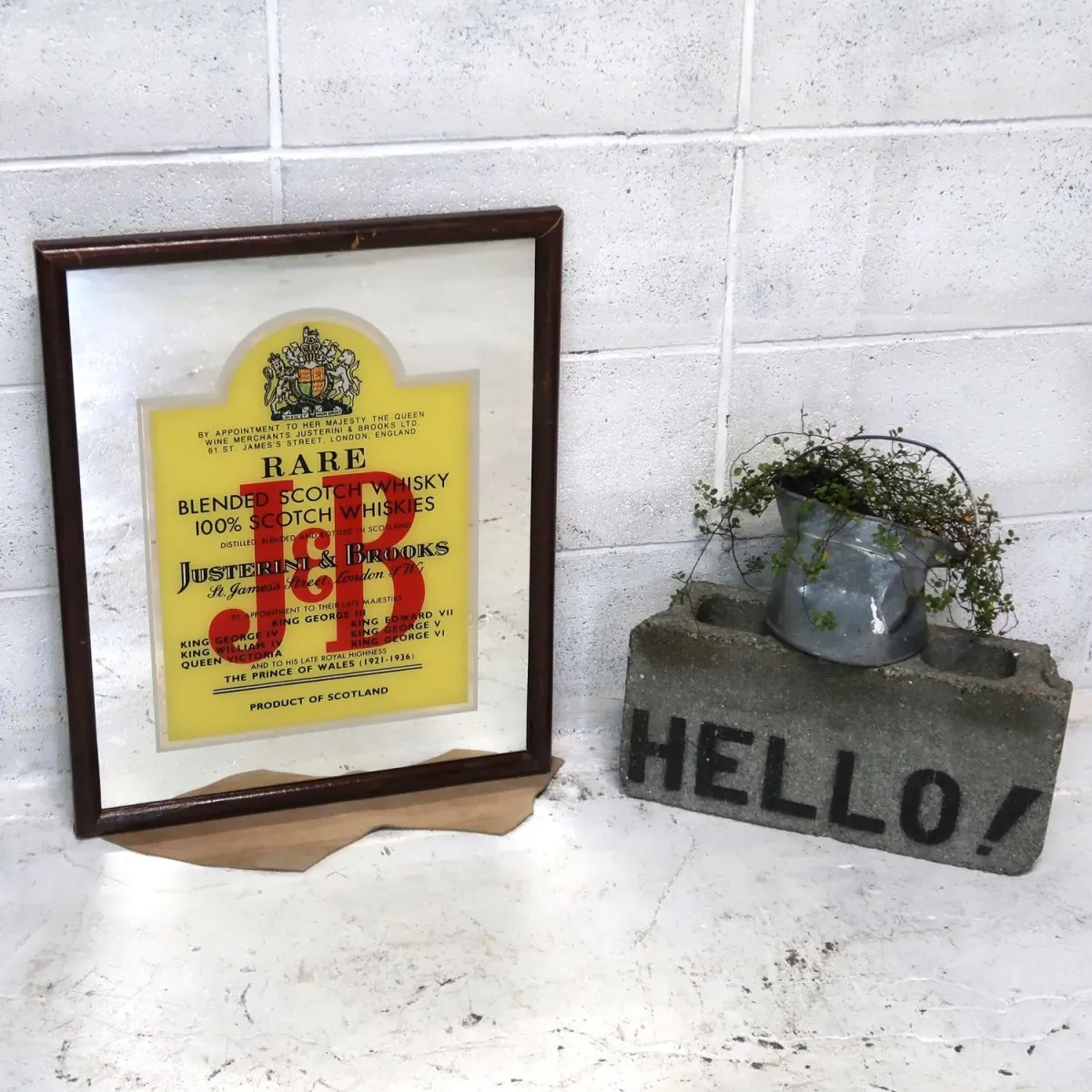 J&B ビンテージ パブミラー