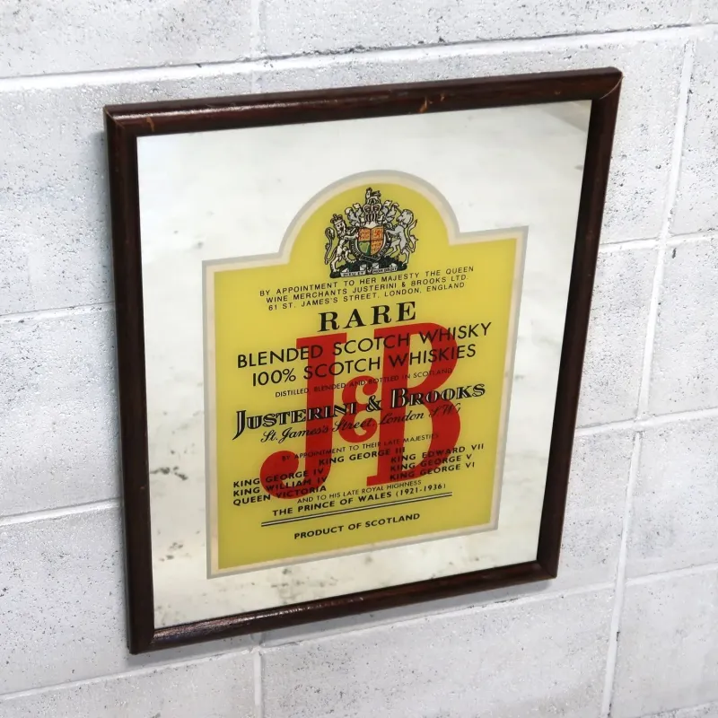 J&B ビンテージ パブミラー