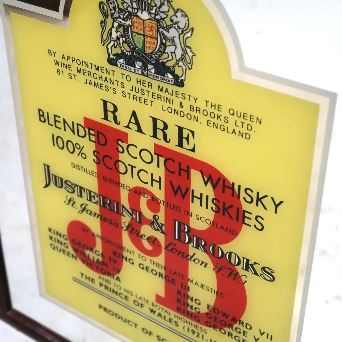 J&B ビンテージ パブミラー