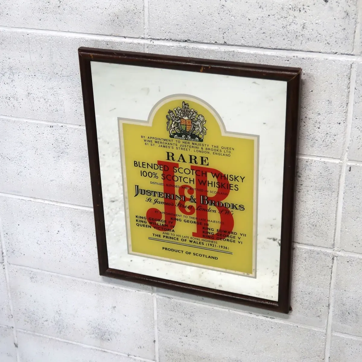 J&B ビンテージ パブミラー