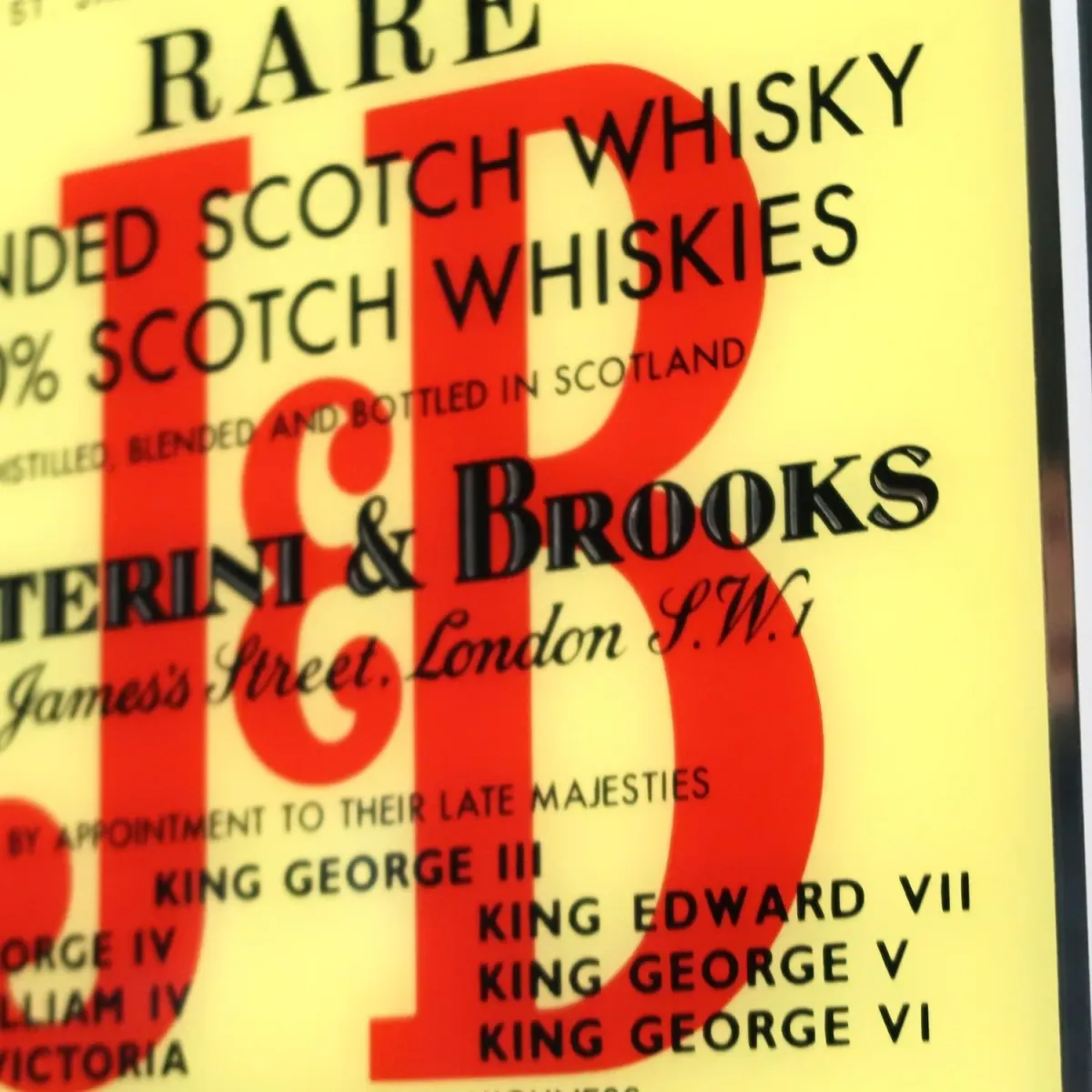 J&B ビンテージ パブミラー