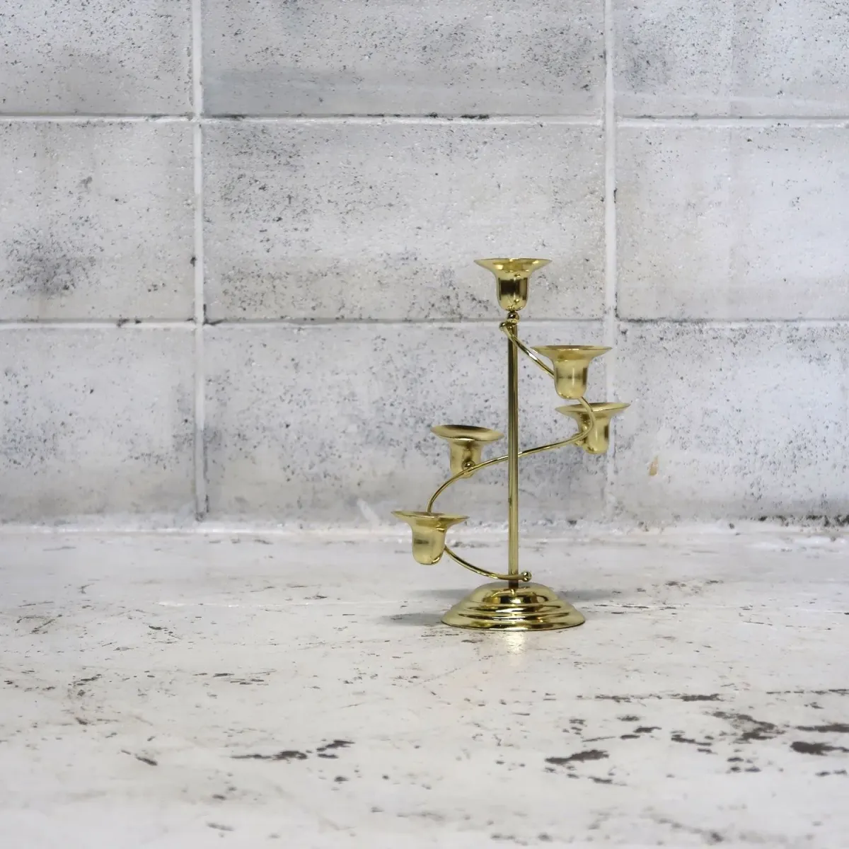 ゴールドメタル キャンドルスタンド