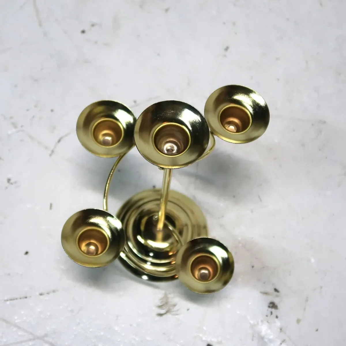 ゴールドメタル キャンドルスタンド